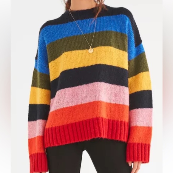 Urban Outfitters Striped Sweater NEW Medium - Picture 2 of 8